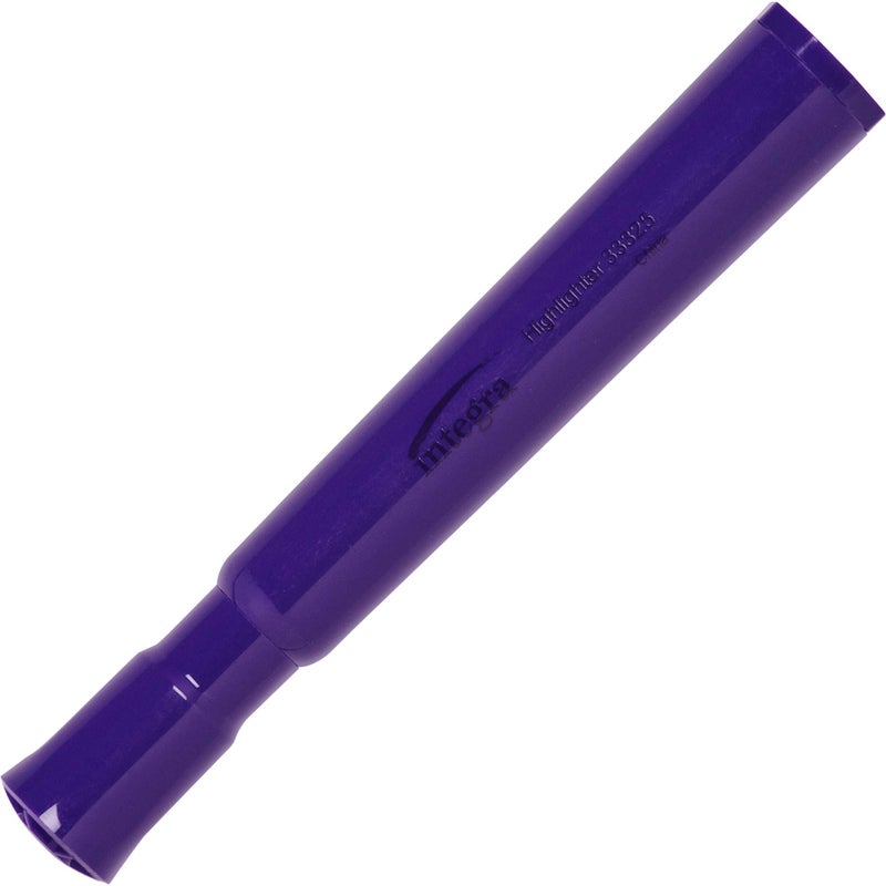 Integra Desk Highlighter, Chisel Tip, Fluorescent Purple (ITA33325) - Image 3